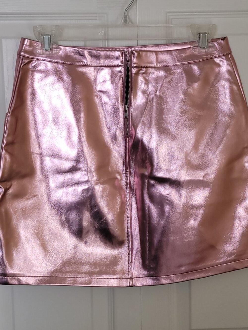 Art Class Girls Mini A‑Line Skirt Metallic Pink Size XL 14 · Shiny Finish - Picture 4 of 11